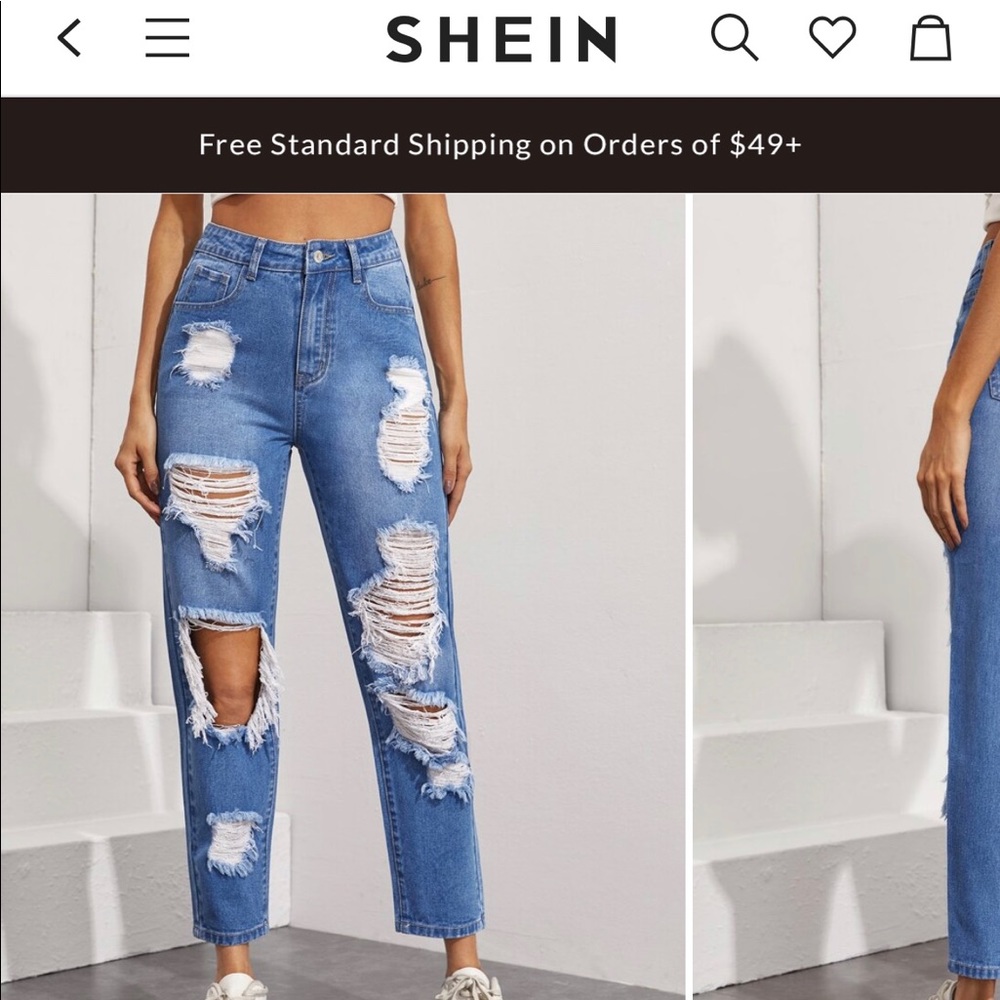 Shein Ripped Jeans - Picture 4 of 4
